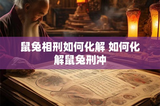鼠兔相刑如何化解 如何化解鼠兔刑冲