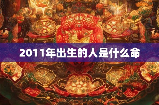2011年出生的人是什么命 2011年出生的人是什么命