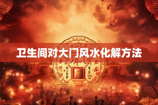 卫生间对大门风水化解方法 卫生间对大门风水化解方法