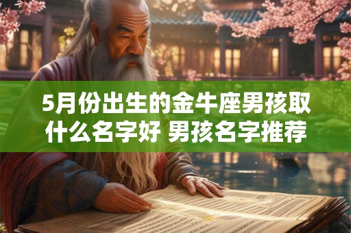 5月份出生的金牛座男孩取什么名字好 男孩名字推荐 5月份出生的金牛座男孩取什么名字好 男孩名字推荐