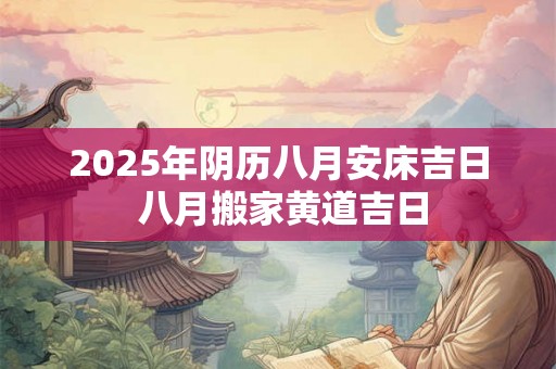2025年阴历八月安床吉日 八月搬家黄道吉日 2025年阴历八月安床吉日 八月搬家黄道吉日