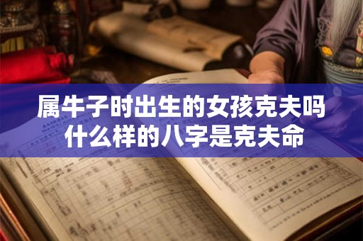 属牛子时出生的女孩克夫吗 什么样的八字是克夫命 属牛子时出生的女孩克夫吗 什么样的八字是克夫命