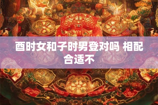 酉时女和子时男登对吗 相配合适不