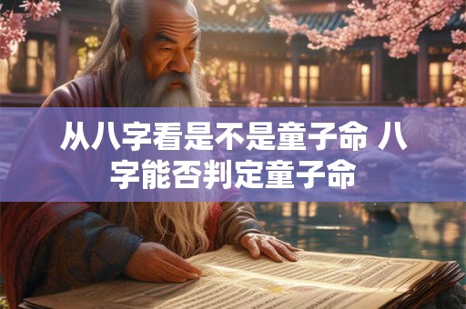 从八字看是不是童子命 八字能否判定童子命 从八字看是不是童子命 八字能否判定童子命