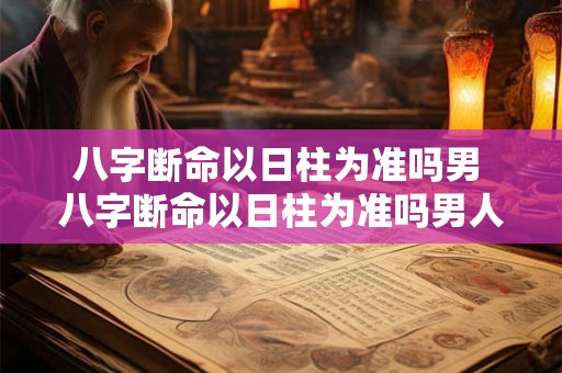 八字断命以日柱为准吗男 八字断命以日柱为准吗男人 八字断命以日柱为准吗男 八字断命以日柱为准吗男人