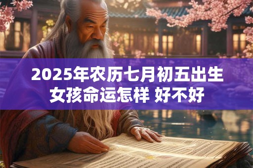 2025年农历七月初五出生女孩命运怎样 好不好 2025年农历七月初五出生女孩命运怎样 好不好