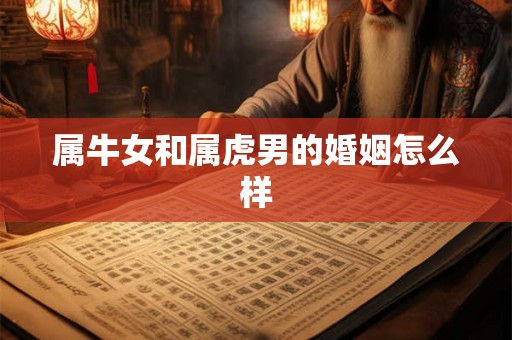 属牛女和属虎男的婚姻怎么样