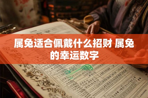 属兔适合佩戴什么招财 属兔的幸运数字 属兔适合佩戴什么招财 属兔的幸运数字