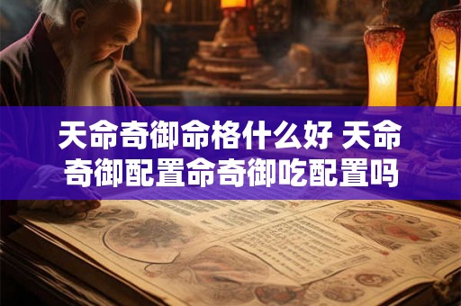 天命奇御命格什么好 天命奇御配置命奇御吃配置吗