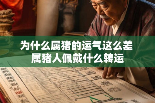 为什么属猪的运气这么差 属猪人佩戴什么转运 为什么属猪的运气这么差 属猪人佩戴什么转运