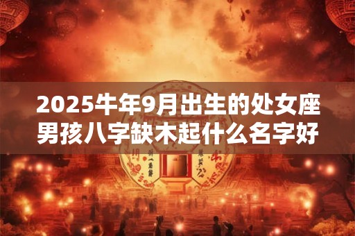 2025牛年9月出生的处女座男孩八字缺木起什么名字好