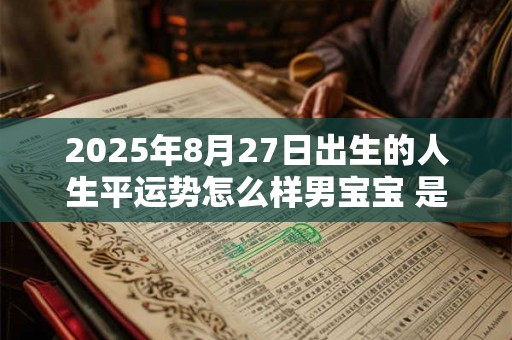 2025年8月27日出生的人生平运势怎么样男宝宝 是哪个生肖 2025年8月27日出生的人生平运势怎么样男宝宝 是哪个生肖