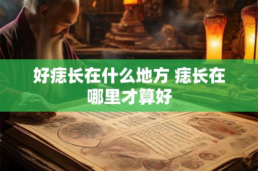 好痣长在什么地方 痣长在哪里才算好 好痣长在什么地方 痣长在哪里才算好