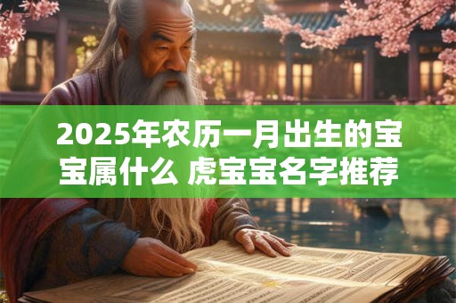 2025年农历一月出生的宝宝属什么 虎宝宝名字推荐 2025年农历一月出生的宝宝属什么 虎宝宝名字推荐
