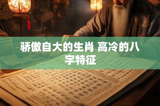 骄傲自大的生肖 高冷的八字特征 骄傲自大的生肖 高冷的八字特征