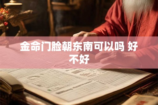 金命门脸朝东南可以吗 好不好