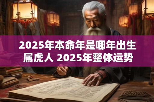2025年本命年是哪年出生 属虎人 2025年整体运势 2025年本命年是哪年出生 属虎人 2025年整体运势