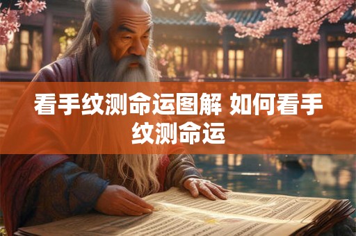 看手纹测命运图解 如何看手纹测命运 看手纹测命运图解 如何看手纹测命运