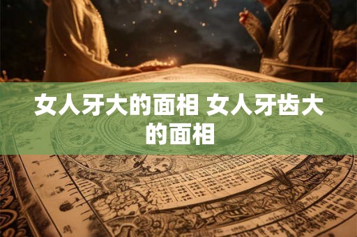 女人牙大的面相 女人牙齿大的面相 女人牙大的面相 女人牙齿大的面相