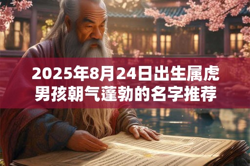 2025年8月24日出生属虎男孩朝气蓬勃的名字推荐 2025年8月24日出生属虎男孩朝气蓬勃的名字推荐