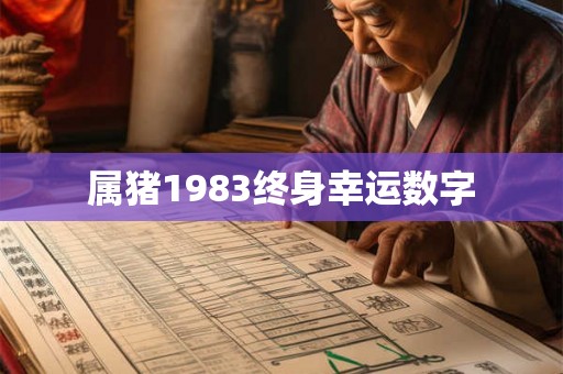 属猪1983终身幸运数字 属猪1983终身幸运数字