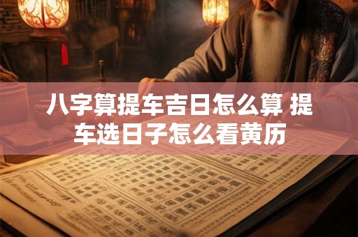 八字算提车吉日怎么算 提车选日子怎么看黄历 八字算提车吉日怎么算 提车选日子怎么看黄历