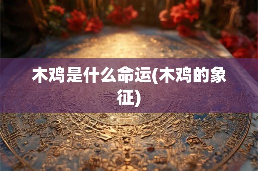 木鸡是什么命运(木鸡的象征) 木鸡是什么命运(木鸡的象征)