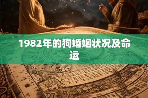 1982年的狗婚姻状况及命运 1982年的狗婚姻状况及命运