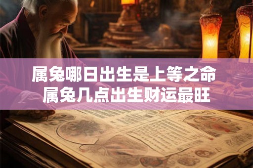 属兔哪日出生是上等之命 属兔几点出生财运最旺 属兔哪日出生是上等之命 属兔几点出生财运最旺