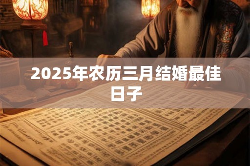 2025年农历三月结婚最佳日子 2025年农历三月结婚最佳日子