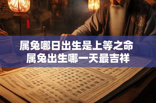 属兔哪日出生是上等之命 属兔出生哪一天最吉祥 属兔哪日出生是上等之命 属兔出生哪一天最吉祥