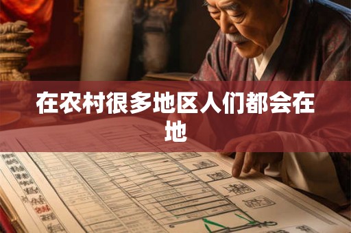 在农村很多地区人们都会在地