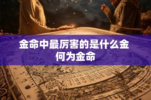 金命中最厉害的是什么金 何为金命 金命中最厉害的是什么金 何为金命