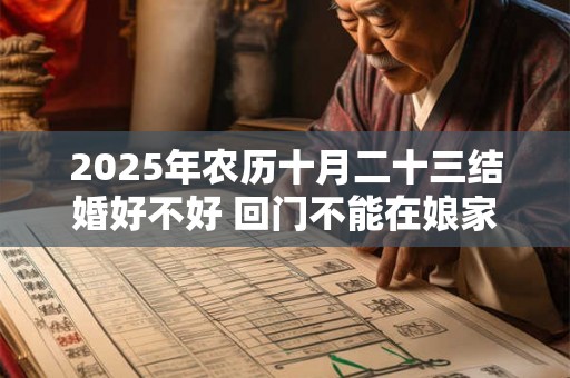 2025年农历十月二十三结婚好不好 回门不能在娘家过夜吗 2025年农历十月二十三结婚好不好 回门不能在娘家过夜吗