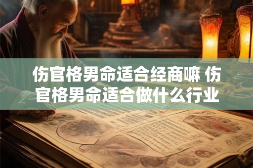 伤官格男命适合经商嘛 伤官格男命适合做什么行业