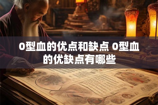 0型血的优点和缺点 0型血的优缺点有哪些 0型血的优点和缺点 0型血的优缺点有哪些