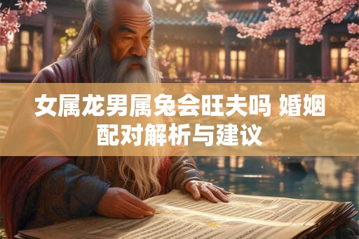 女属龙男属兔会旺夫吗 婚姻配对解析与建议 女属龙男属兔会旺夫吗 婚姻配对解析与建议
