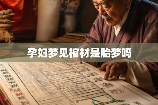 孕妇梦见棺材是胎梦吗 孕妇梦见棺材是胎梦吗