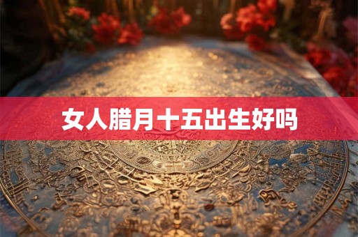 女人腊月十五出生好吗