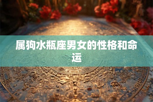 属狗水瓶座男女的性格和命运 属狗水瓶座男女的性格和命运