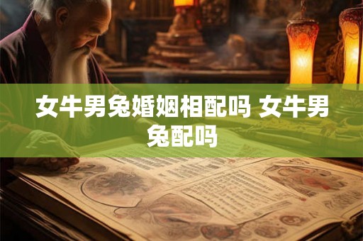 女牛男兔婚姻相配吗 女牛男兔配吗 女牛男兔婚姻相配吗 女牛男兔配吗
