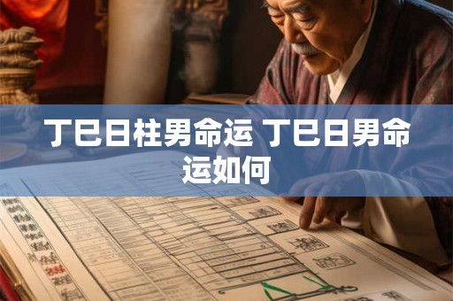 丁巳日柱男命运 丁巳日男命运如何 丁巳日柱男命运 丁巳日男命运如何