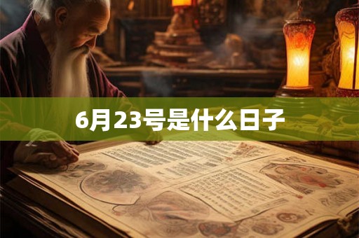 6月23号是什么日子 6月23号是什么日子