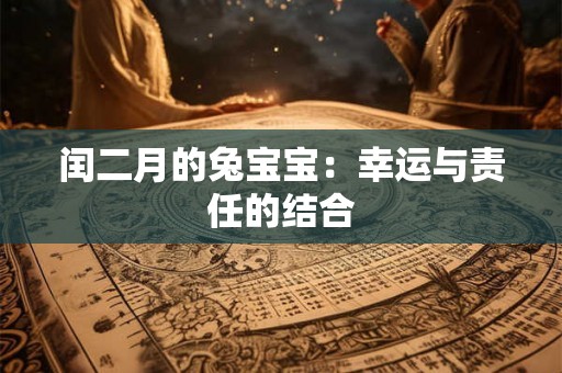 闰二月的兔宝宝:幸运与责任的结合 闰二月的兔宝宝:幸运与责任的结合