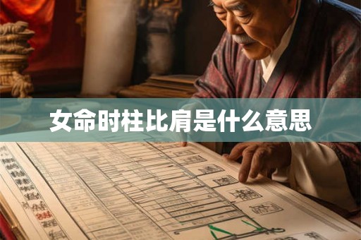 女命时柱比肩是什么意思 女命时柱比肩是什么意思