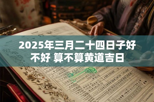 2025年三月二十四日子好不好 算不算黄道吉日 2025年三月二十四日子好不好 算不算黄道吉日