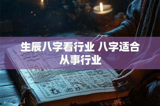 生辰八字看行业 八字适合从事行业 生辰八字看行业 八字适合从事行业