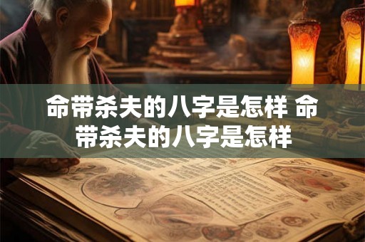 命带杀夫的八字是怎样 命带杀夫的八字是怎样 命带杀夫的八字是怎样 命带杀夫的八字是怎样
