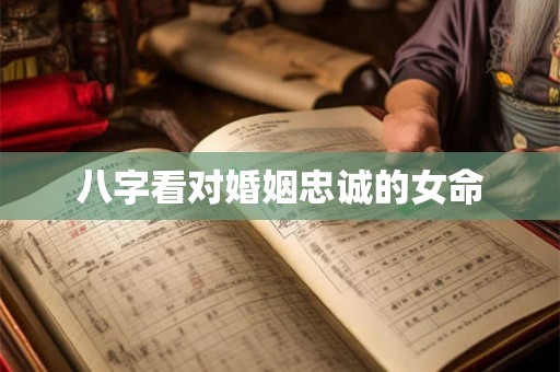八字看对婚姻忠诚的女命 八字看对婚姻忠诚的女命