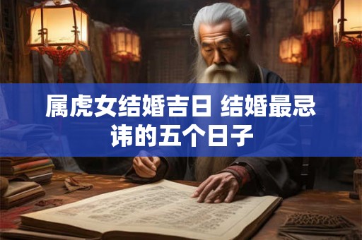 属虎女结婚吉日 结婚最忌讳的五个日子